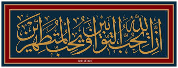 إن الله يحب التوابين ويحب المتطهرين